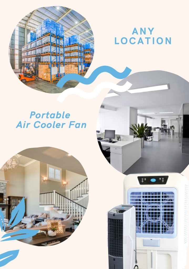 portable air cooler fan