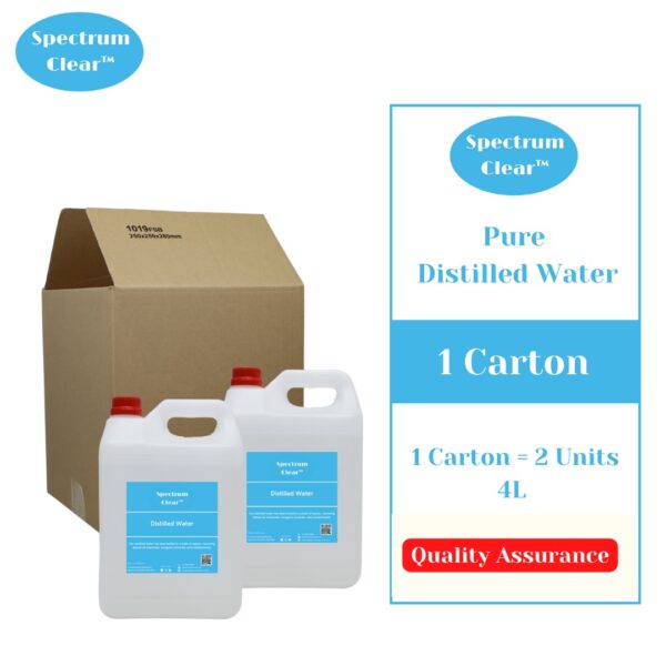 distilled water carton - 1