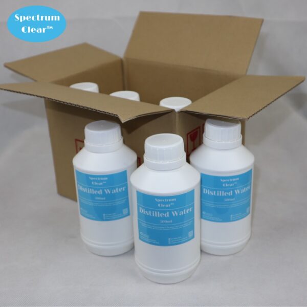 distilled water delivery carton