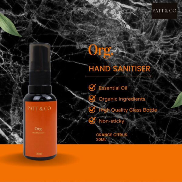 orange citrus hand sanitizer spray